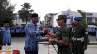 Peringati Hari Otda ke-20, Bupati Serahkan Motor Dan Mesin Portable ke Makodim