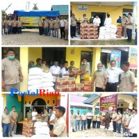 PT Adei Antarkan Sembako Ke Delapan Desa 