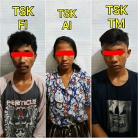 Diduga Sebagai Bandar Dan Kurir Sabu,3 Tersangka Ditangkap Team Opsnal Polsek Mandau Dalam Kos-Kosan