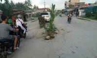 Proyek Jalan Tembilahan-Sungai Empat-Kuala Saka Terus Digesa
