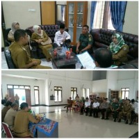 DANRAMIL  09/LANGGAM KODIM 0313/KPR HADIRI ACARA EVALUASI KINERJA KECAMATAN PANGKALAN KERINCI