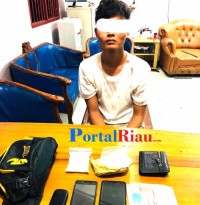 Mantap jajaran Polsek Mandau berhasil gagalkan sabu seberat 99,33 gram atau seharga Rp100 juta