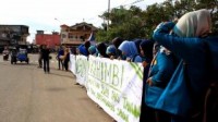 Peduli Lingkungan, HMBR Turun Ke Jalan Kota Pasir Pengaraian