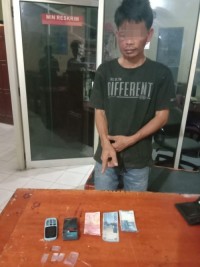 Pengedar Shabu di Wilayah Desa Kijang Rejo Diamankan Polsek Tapung
