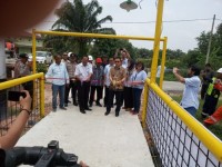 PT. Chevron Pacific Indonesia Serahkan Empat Jembatan Kepada Masyarakat Rantau Kopar