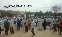 Forum Ormas Umat Islam Mandau Pinggir Gelar aksi di Duri