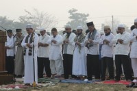 Wakil Walikota Pekanbaru menghadiri Solat Istisqoh Di Lapangan Simpang Tiga