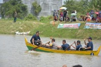 Sergai Gelar Lomba Dayung Sampan Tradisional