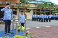 Wakil Bupati Bengkalis Pimpin Upacar Hari Otda ke-20
