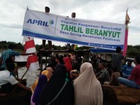 PT RAPP Serahkan Bantuan Sembako, Ratusan masyarakat Desa Sering Tumpah Ruah Ikuti Tahlil Beranyut