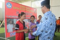 Penutupan Turnamen futsal Piala Tiara Sumarna, Bupati Minta Disdik dan Disparpora Melakukan Pembinaa