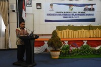 Bupati Kampar Berikan Teguran Pertama Bagi Forum Konsultasi Publik Rancangan Awal RPJMD Tidak Hadir