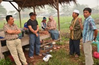 Bupati beri motifasi dan Tinjau Lahan