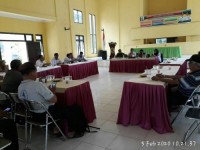 Danpos Koramil 09/Lgm Kodim 0313/KPR Mengikuti Rakor Antisipasi Karhutla 