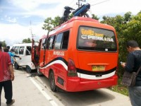 Kecelakaan di Jalan Lintas Pinggir-Kandis 6 Orang Terluka