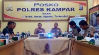 Kapolres Kampar Pimpin Rakor Eksternal Penanggulangan Balap Liar dan Geng Motor