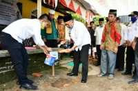 Bupati Sergai Hadiri Peletakan Batu Pertama Mushola Al-Jihad