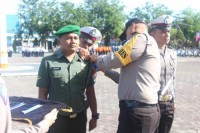 Anggota Kodim 0303/Bengkalis Mengikuti Apel Gelar Pasukan Operasi Ramadniya-Siak