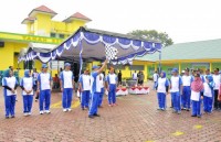 Bupati Sergai Lepas Peserta Jalan Santai dan Senam Sehat Tahun 2017