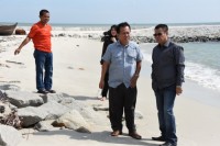 Wabup Muhammad Tinjau Infrastruktur Di Puau Rupat