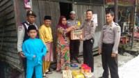 Polres Kampar Gelar Kegiatan Jum'at Barokah di Desa Merangin Kec. Kuok