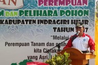 Bupati Inhil Pesankan Gerakan Tanam dan Pelihara Pohon Setelah Ditanam Harus Dipelihara Dengan Baik