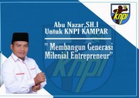 Abu Nazar Pimpin DPD KNPI Kabupaten Kampar Periode 2020-2023