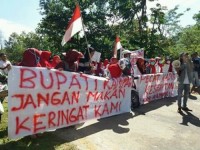 Bupati Kampar Tampung Para Aksi Demo RTK