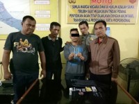 Polsek Bangkinang Barat Tangkap Pelaku Narkoba di Koto Semiri Desa Ganting Damai Salo