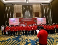 Warming Up Pilkada 2020, DPD PDI Perjuangan Riau Kukuhkan BP Pemilu