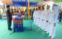 6 Kepala Desa di Gaung Resmi Dilantik, Bupati Inhil Pesan Memimpin Sesuai Ketentuan