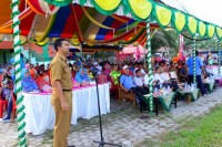Sekretaris Bappeda Inhu Boby Rahmat Buka Turnamen Bola Kaki