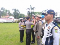 Kapolres Kampar Pimpin Apel Gelar Pasukan Ops Patuh Siak 2017 Polres Kampar