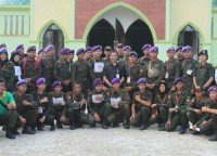 Bupati Siak Melakukan Pelepasan Etape II di Mushalla Kantor Bupati Siak