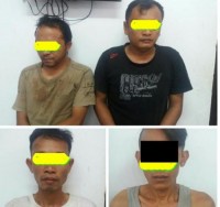 Polres Siak Tangkap 4 Pengedar dan Penikmat Sabu-sabu