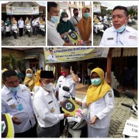 12 Bidan Desa Se-Kecamatan Ukui Terharu Mendapat Kendaraan Operasional