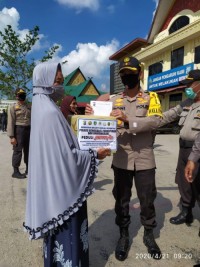 Gerakan Bhakti Sosial Polres Bengkalis Bersama Forkopimda Dan Bhayangkari Peduli Covid-19
