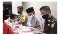 Jumlah Kasus Covid-19 Meningkat, Gugus Tugas Kabupaten Siak-PT IKPP Gelar Pertemuan