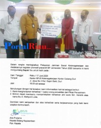PT. PCR Duri, Menyantuni Sejumlah Ahli Waris Karyawannya