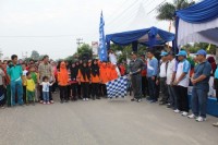 Walikota Pekanbaru Melakukan Gerak Jalan Santai