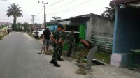 Berbagai persiapan menjelang MTQ kecamatan pinggir mulai di lakukan.