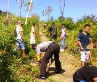 Jelang Ramadhan Warga Bersama TNI - Polri  Gelar Goro Jalan Sepanjang 5 Km