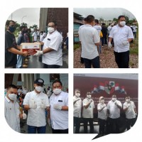 Kejati Riau Didampinggi Kajari Kampar, Bagikan 1000 Sembako Bertepatan Hari Lahir Pancasila