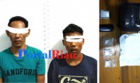 Team Opsnal Reskrim Polsek Mandau,Amankan penyalahgunaan Narkotika Jenis sabu-sabu
