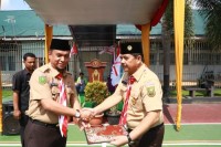 Sekdako Pekanbaru Hadiri peresmian gugus depan Pramuka di LP Kelas II A Pekanbaru