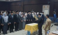 Bupati Pelalawan H.M.Harris Berharap Pejabat yang di Lantik Bisa Melaksanakan Amanah.
