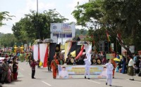 Kabupaten Pelalawan Turunkan 350 Peserta Pawai Taaruf MTQ XXXVIII Tingkat Provinsi Riau