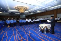 Bupati Rohul Ambil Sumpah PNS PTT dan THL BT Sekaligus Serahkan SK CPNS