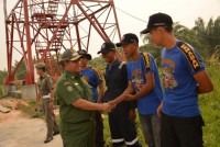 Pj Bupati Bengkalis Beri Semangat Petugas dan MPA