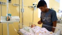 Bayi Penderita Tumor Otak Basah Masih di RSUD Rohul Merasa Ketakutan